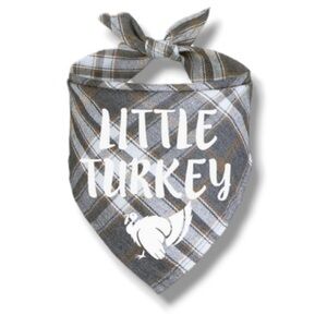 Thanksgiving Dog “Little Turkey“Bandana S/M - NEW